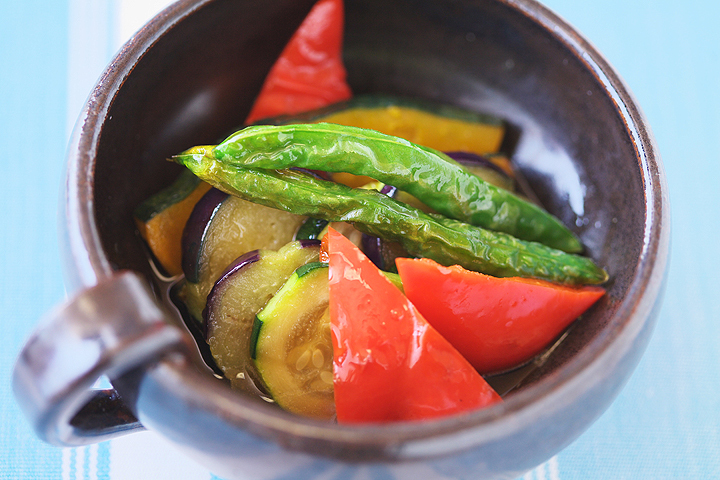 夏野菜の揚げ浸し