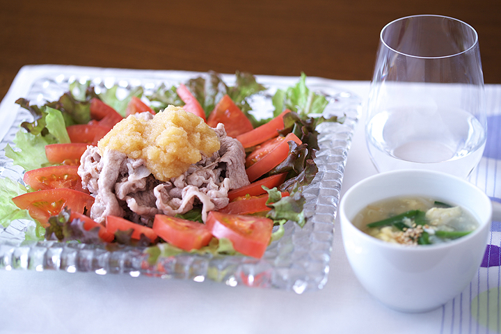 冷シャブサラダ&スープ