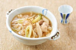 豚とごぼうの生姜スープ
