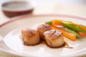 ホタテのソース焼き