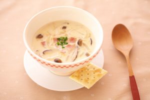 秋のきのこポタージュ