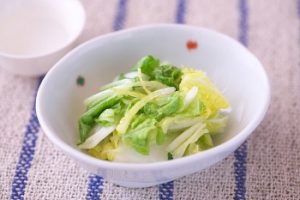 白菜の柚子和え