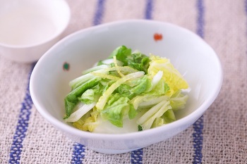 白菜の柚子和え