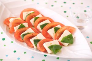 豆腐のカプレーゼ