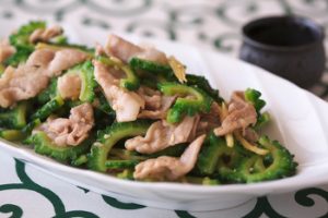 ゴーヤと豚肉の生姜炒め