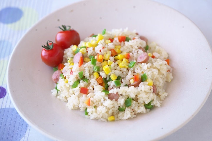 夏野菜のピラフ
