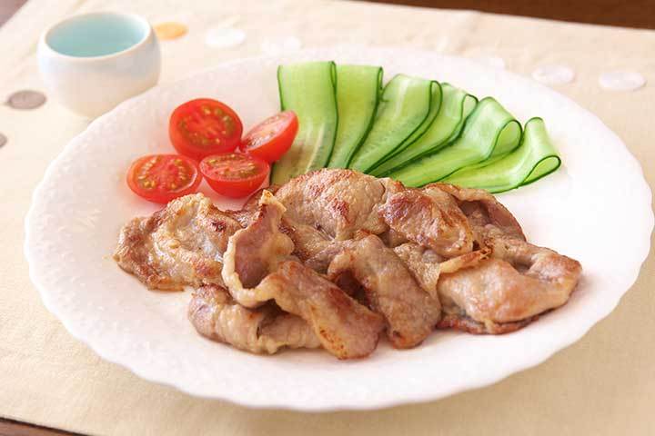 豚肉のソテーわさび風味