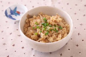 ツナの和風炊き込みご飯