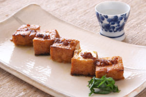 アンチョビ山椒厚揚げ