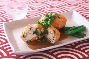 手作りがんもの和風カレーあんかけ