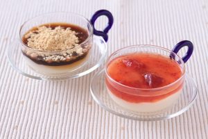 2種の豆乳ブラマンジェ