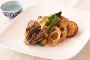 秋野菜のバルサミコマリネ