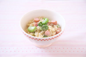 そら豆のリゾット