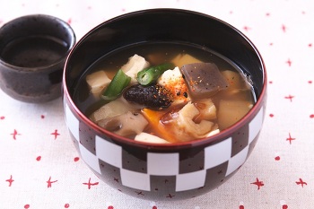 筑前煮deけんちん汁