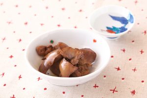 鶏レバーの日本酒煮